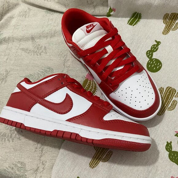 Nike Red and White Sneakers - Picture 8 of 8